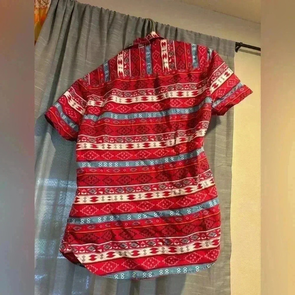 Carbon Men’s size Small button down western style 100% cotton shirt - Picture 7 of 7